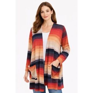 Lularoe‎ Caroline Cardigan w/ Pockets Women's size XL Fall Colors